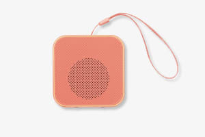 This compact Sonix speaker is portable and small enough to toss into your purse or gym bag but don’t let the size deter you because the sound is huge.