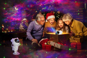 The Astro Alan Galaxy Projector is an astronaut-inspired light that recreates the beauty of the cosmos indoors.