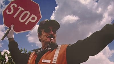 Are painted stop signs in a parking lot a legal stop? Trooper Steve has the  answer