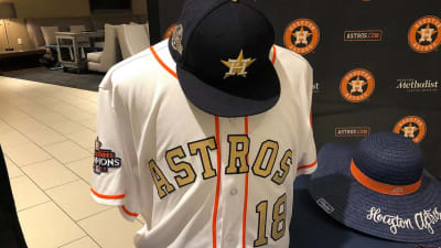 astros gold hat