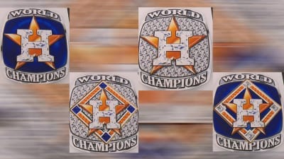 HOUSTON ASTROS FAN COLLECTION-Fan Collection-Championship Key Ring