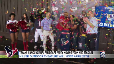 FREE PARTY: Houston Texans announce 2022 NFL Draft party that is open to  all fans