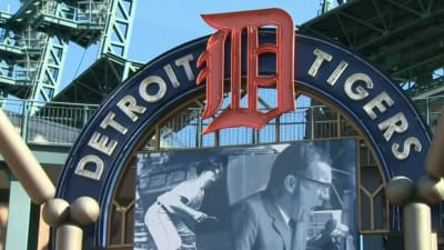 DETROIT TIGERS STADIUM COMERICA PARK RETIRED NUMBERS PHOTO POSTER TICKET  JERSEY