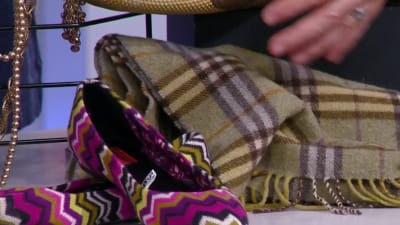 Sainsburys tartan throw sales