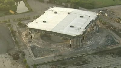 Inside the Palace of Auburn Hills During Demolition in 2020