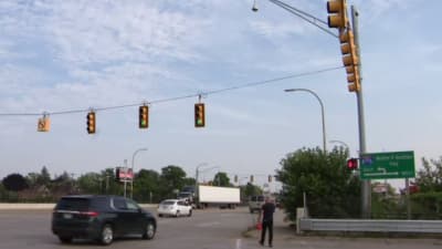 Challenger 'traveling over 100 MPH' hits car crash scene on I-696