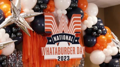 Hooks Celebrate Whataburger's 70th Anniversary