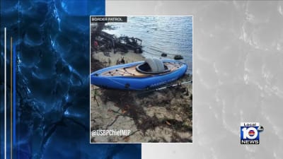 Migrante cubano llega a Cayos de Florida kayak