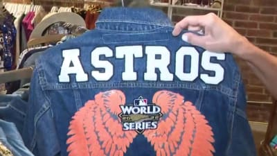 Big Boys and Girls Houston Astros Official Blank Jersey