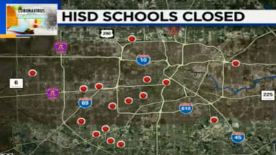 HISD schools closed due to COVID-19