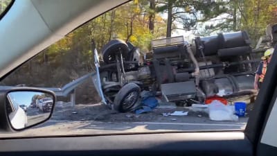 One injured after car crashes near Montgomery County water treatment plant