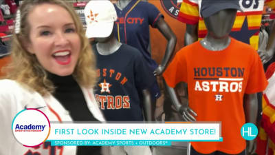 Astros gear being sold at Academy Sports