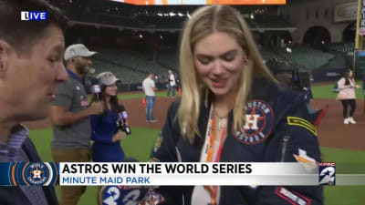 Kate Upton Houston Astros Victory Parade Bomber Jacket