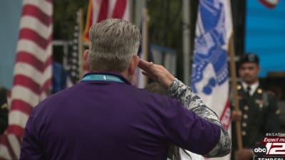 Network of online neighbors rallies to surprise a veteran and to