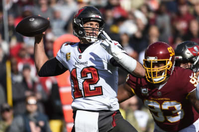 Brady picked off twice in 1st; Bucs lose to Washington 29-19