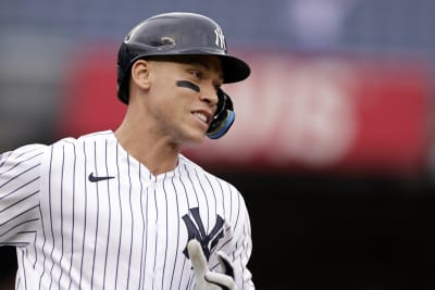 YES Network on X: Aaron Judge during current 15-game on-base streak: ⚾ BA  .308 (16/52) ⚾ HR 5 ⚾ RBI 14 ⚾ OBP .439 (29/66) ⚾ SLG .654 (34/52) #RiseUp  #SquadUp  / X