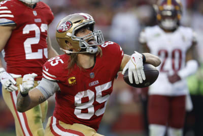 49ers' George Kittle makes incredible catch to help set up go-ahead  touchdown