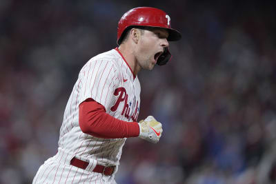 Phillies hit 4 homers, rally past Padres 10-6, lead NLCS 3-1