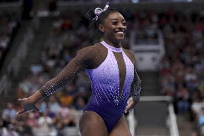 Watch Simone Biles' Gravity-Defying Floor Routine from Olympic Trials