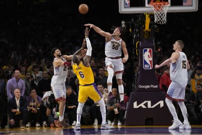 Sturdy as ever, LeBron James has Lakers surging out of the gates