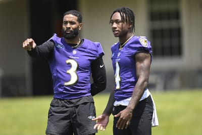 Odell Beckham Jr. chats with Lamar Jackson after Ravens signing