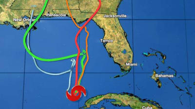 Tropical Storm Eta track update: A big path shift east; tropical storm  warnings issued for Florida's west coast 