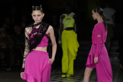 Following theft, Balmain shows defiance with flowers in rose-filled Paris  Fashion Week show - ABC News
