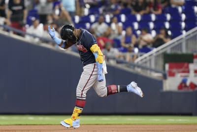 Acuña, Olson power Braves to doubleheader sweep of Marlins