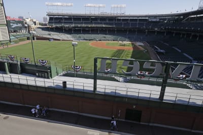 Wrigley Field, section Ivy League Baseball Club, home of Chicago