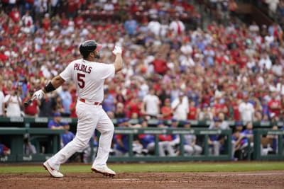 St. Louis Cardinals Albert Pujols Two Tone Red White Baseball Jersey Fan  Made