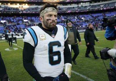 Mayfield throws 2 TD passes as Panthers defeat Bills 21-0; Darnold