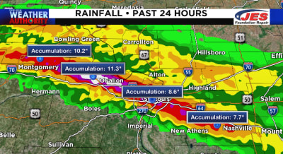 Interactive map of Missouri roads closed by flooding