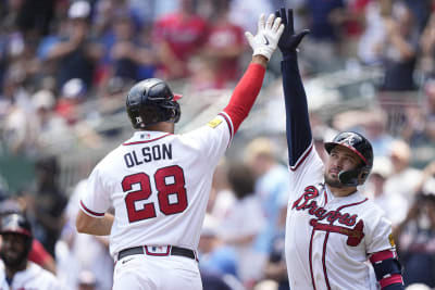 Even Matt Olson was fired up after Michael Harris' season-saving catch