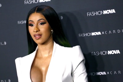 Cardi B premiers her brand new 'face-tatt' in honor of her son