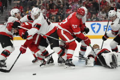 Red Wings' Larkin knocked unconscious after cross-check from behind, Sports