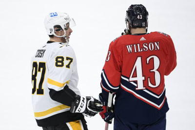 Pittsburgh Penguins left wing Scott Wilson (23) skates against the