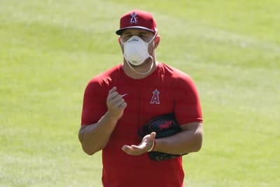 Mike Trout Back Signed Los Angeles Angels 2020 Alternate Jersey