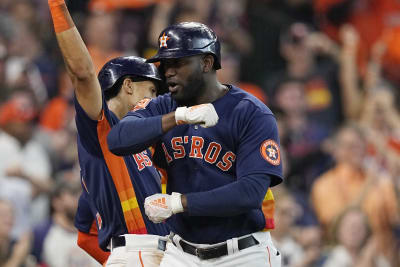 Eugenio Suarez and Jesse Winker celebrate