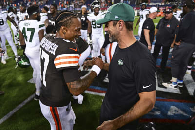 With Aaron Rodgers watching from the sidelines, New York Jets fall to Cleveland  Browns in Hall of Fame game