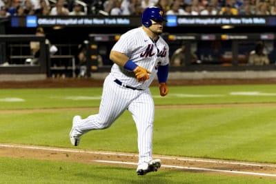 Daniel Vogelbach's first Mets hit, 07/24/2022