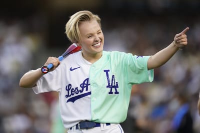 Bad Bunny, Bryan Cranston, JoJo Siwa and more came out to play at the 2022 MLB  All-Star Week Celebrity Softball Game! 🥎⁠⁠ _⁠⁠ ➡️ Desus…
