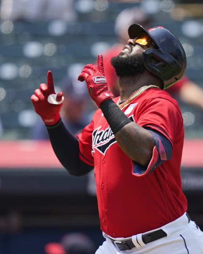 Reyes 2 HRs, drive almost hits bicyclist, Indians top Cards