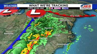 Tracking warmth, some storm chances through weekend