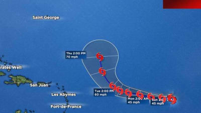 Tropical Storm Danielle forms in the Atlantic after rare, quiet August