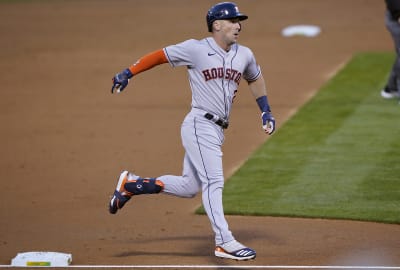 Houston, United States. 14th Apr, 2021. Houston Astros shortstop