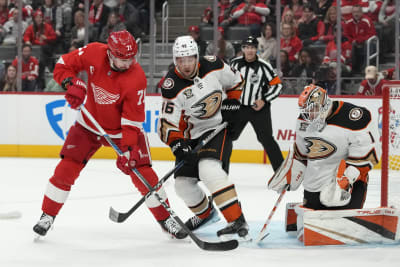 Red Wings F David Perron suspended 6 games for cross-checking