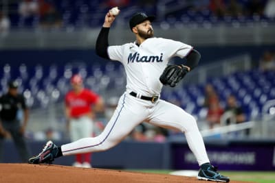 Marlins' Pablo Lopez strikes out first nine Braves to set MLB record