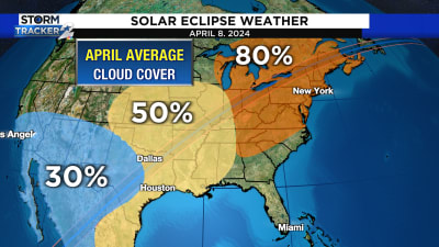 Cloudy or clear skies for the April solar eclipse? - The