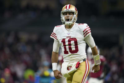 Garoppolo throws for 4 TDs, 49ers top Cards in Mexico City