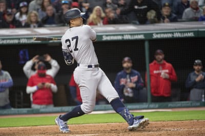 Stanton returns to Marlins Park for first time as Yankee